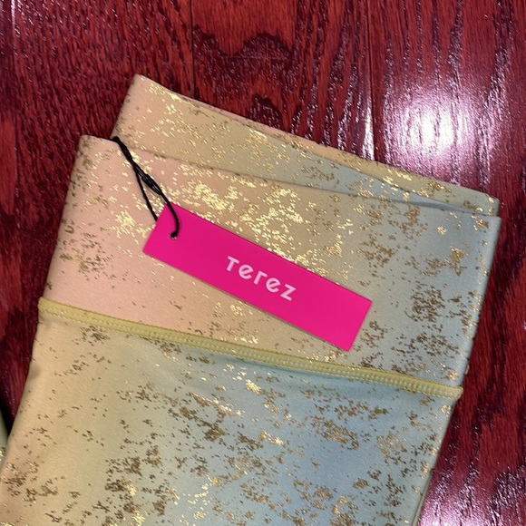 NWT Terez Fantasy Balayage Foil-Print Leggings* - Picture 6 of 7